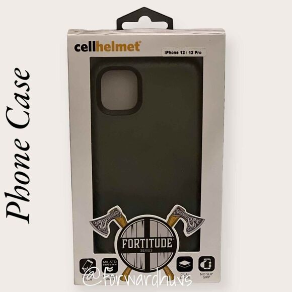 Cellhelmet Fortitude Series for iPhone 12/12 Pro Olive Drab Green - NEW - Picture 8 of 13